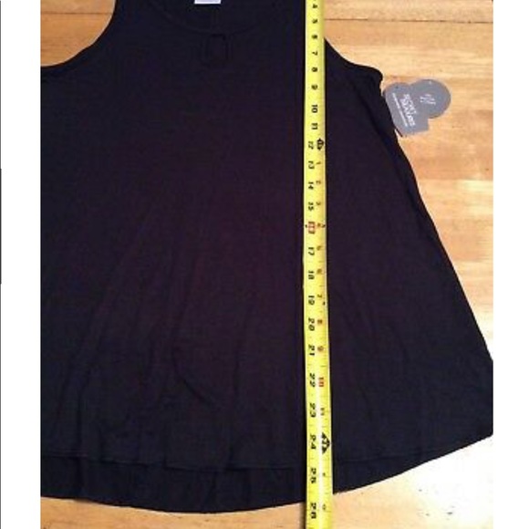 New Secret Treasures Black Soft Stretch Tank TOP S - Picture 2 of 8